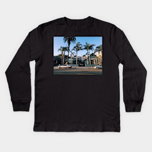 Venice, CA Golden Hour Street Scene Kids Long Sleeve T-Shirt
